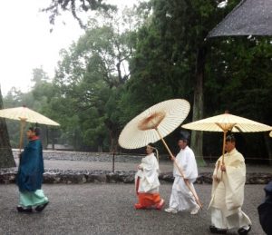 神嘗祭　黒田清子様　祭主　伊勢神宮　八尾　